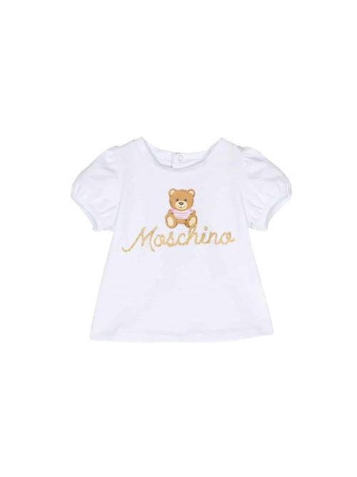 T-SHIRT M/C MOSCHINO BABY | MHM02B LBA34/10101